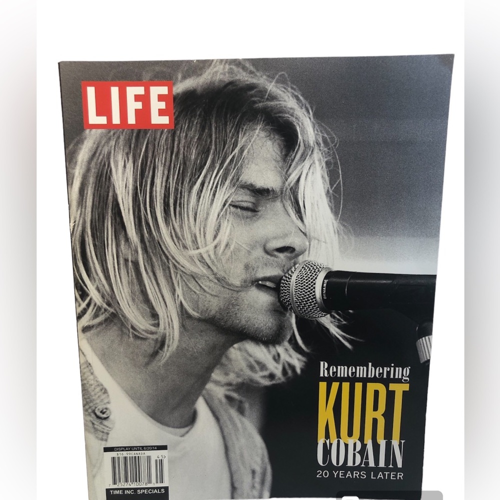 LIFE MAGAZINE 2017 SPECIAL EDITION, REMEMBERING KURT COBAIN THE ICON AT 50.